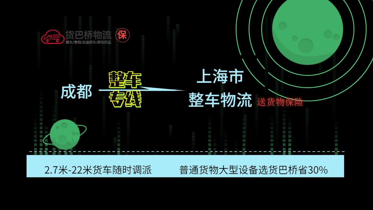 成都到上海整車 成都到上海整車