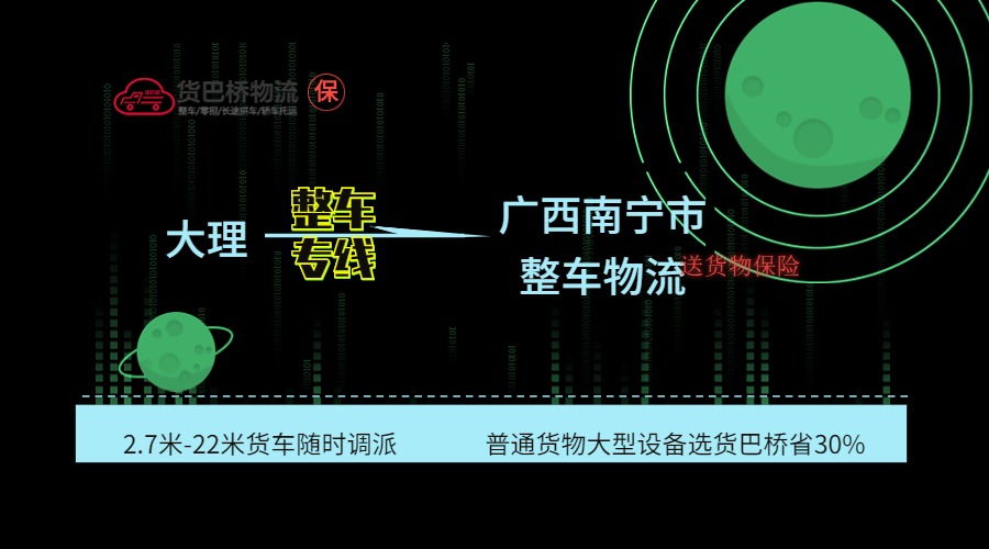 大理到南寧整車專線 大理到南寧整車專線