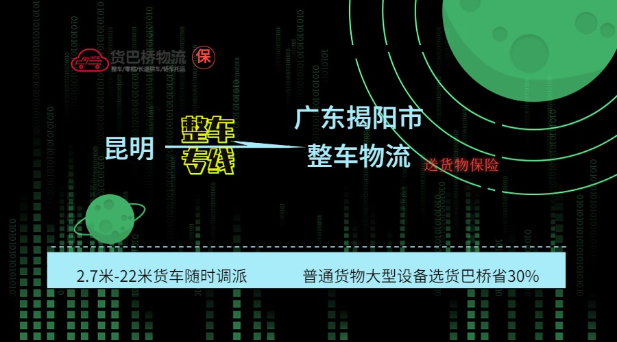 昆明到揭陽整車專線 昆明到揭陽整車專線