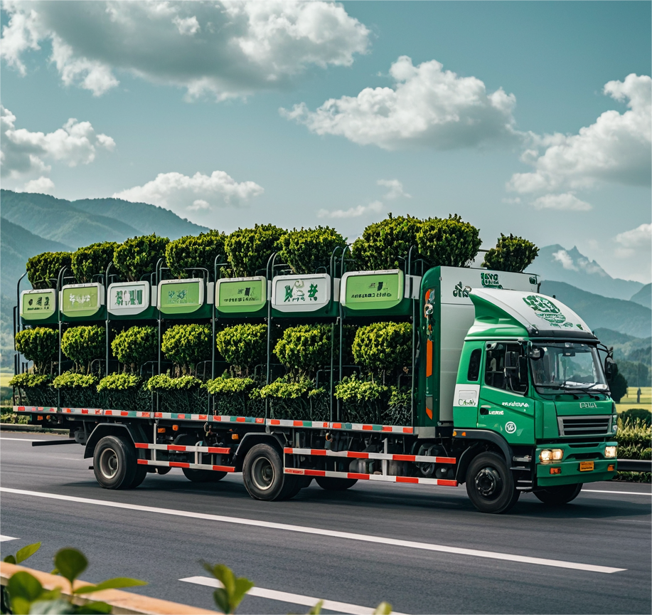 綠化苗木整車運輸