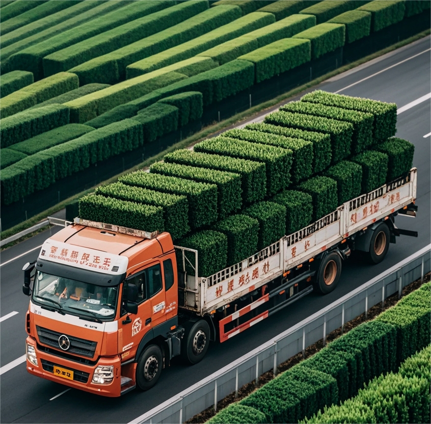 綠化苗木整車運輸